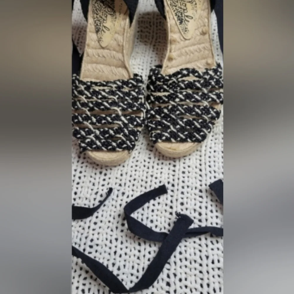 Free People Wedge Sandals Size 38